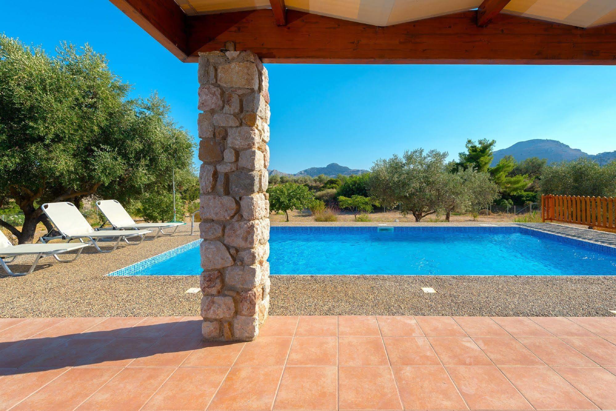 Olive Private Villa Swimming Pool 5 Bdr Kolymbia Rhodes Zewnętrze zdjęcie