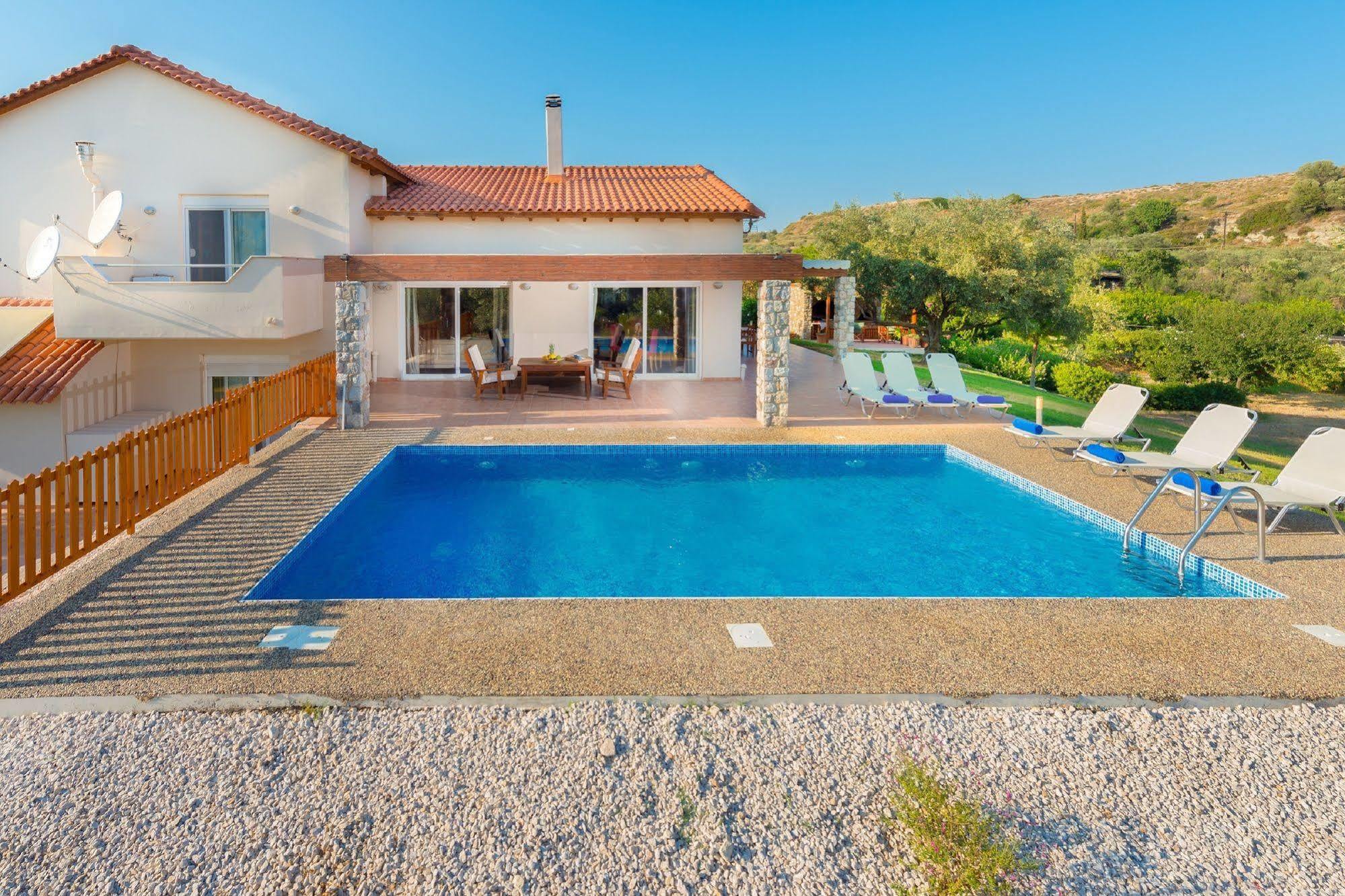 Olive Private Villa Swimming Pool 5 Bdr Kolymbia Rhodes Zewnętrze zdjęcie